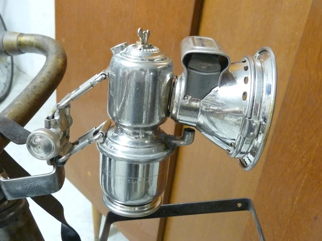 Feu Arrière Acétylène LUXOR – Lampe Lanterne Carbure Vélo Ancien