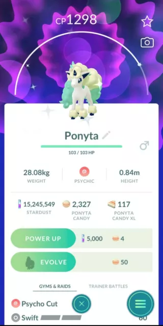 Pokémon GO Shiny Galarian Ponyta Meloetta Hat - GO Fest 2021 - Trade 20.000  stardust (Read Describe) - PoGoFighter