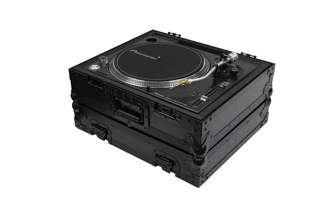 Odyssey FZ1200BL - All Black Technics 1200 Style DJ Turntable Flight Case