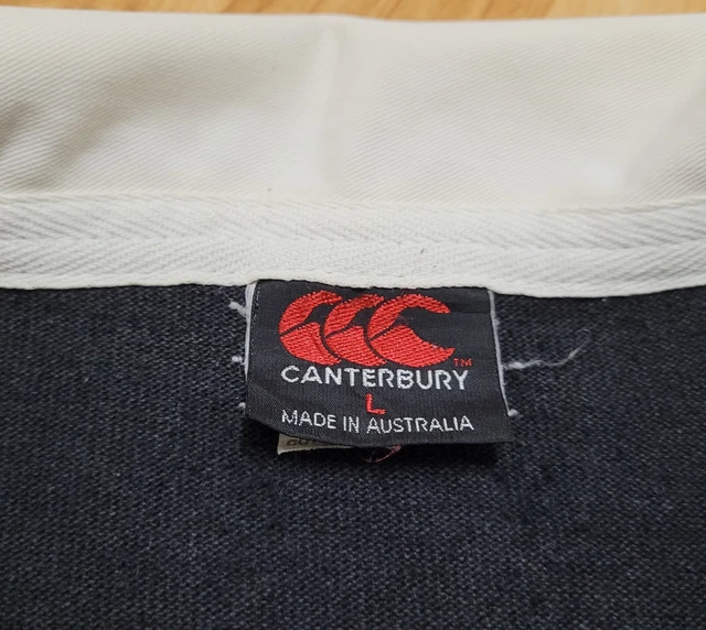 Maillot De Rugby Vintage Nouvelle-Zélande Canterbury 1994/1996 - Taille L, Domicile, Style 90s Lomu
