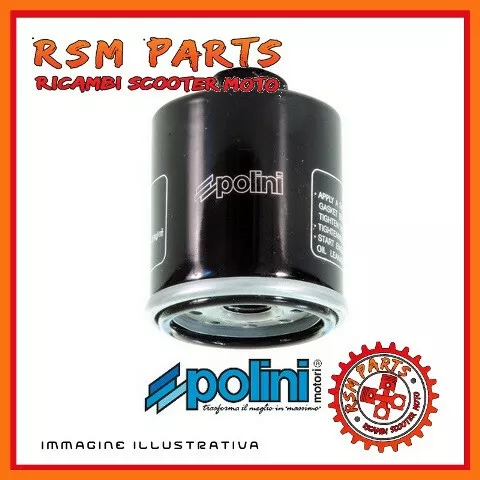 Filtro olio Polini metallo d 52x70 mm Piaggio Skipper ST 125 2033012#63