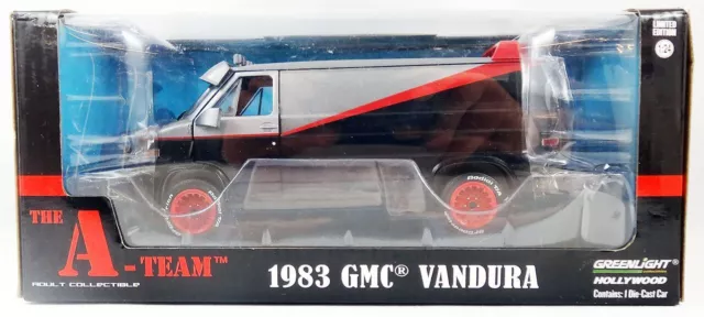 Agence Tous Risques - Greenlight Hollywood - 1983 GMC Vandura (jantes rouges) 1/