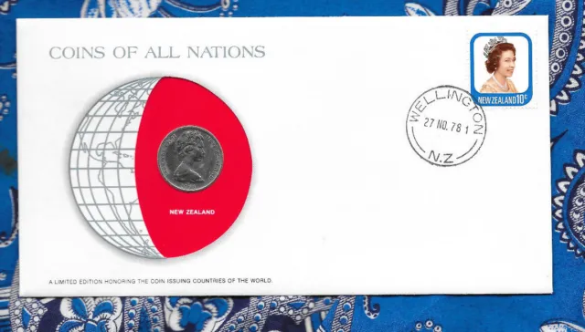 Coins of All Nations New Zealand 10 cents 1978 UNC