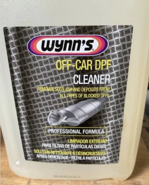 Wynns Off Car DPF Diesel Particulate Filter Cleaner Flush Remove Deposit 5 LITRE
