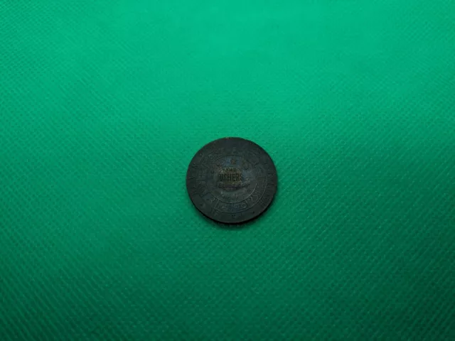The Ushers Astrology Zodiac Good Luck Token 1936 Venice, California