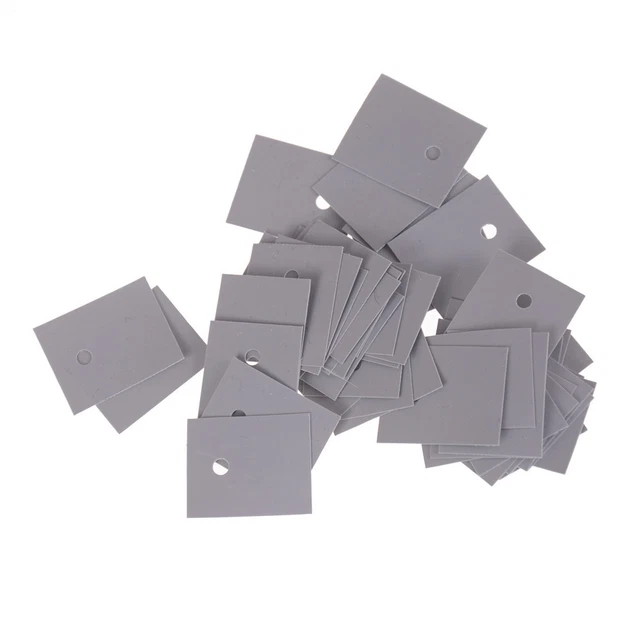 50pcs TO-247 Transistor Silicone Insulator Insulation Sheet 20*25mm MJ