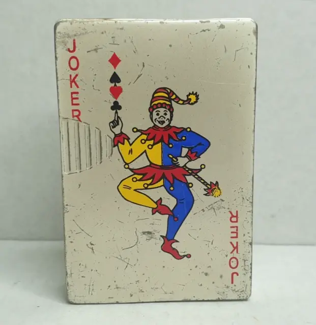 Joker Playing Card Lighter, pocket lighter, collectors smoking item Untested.