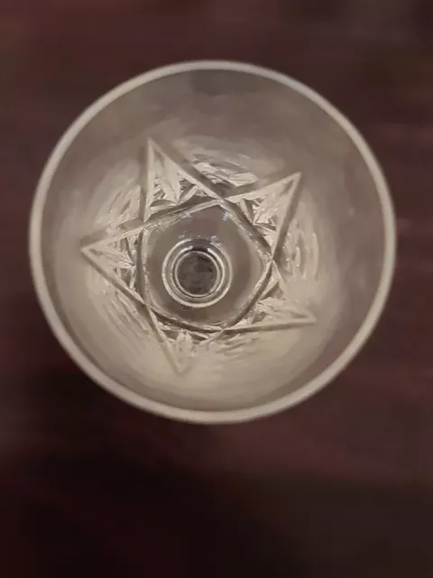 5 verres Pour Liqueur en cristal de Saint Louis. Service Lasalle. 3