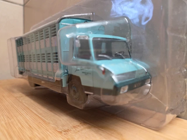 Miniature 1/43 Minialuxe - Berliet Stradair Porte-autos 1960 + 5 Citroën 2CV La Poste
