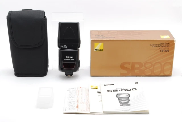 [MINT in BOX] Nikon SB-800 Speedlight Shoe Mount Flash W/Case From JAPAN