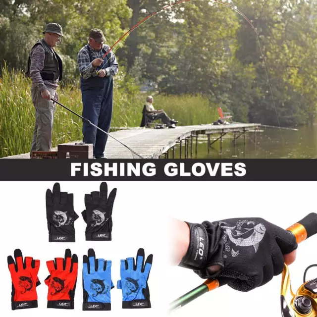 Fingerless Fishing Gloves Sun Gloves UV Protection Unisex Outdoor R0V9 X9U6