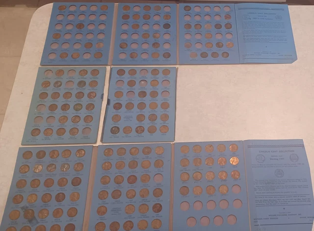 Lincoln Wheat Penny Cent Collection **164 Coins!** Lot Various Dates 1909 -1971