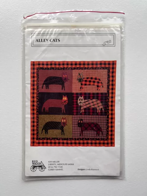 VINTAGE Alley Cats by Red Wagon - Linda Brannock - Quilt Pattern - UNCUT NEW