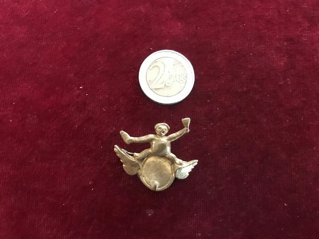 Broche Vintage Plaquée Or Signée GL (Georges Legros) - Bijou Ancien De Créateur