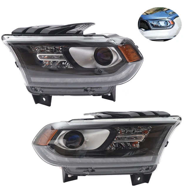 LEFT & RIGHT Halogen+LED DRL Headlight For 20162020 Dodge Durango