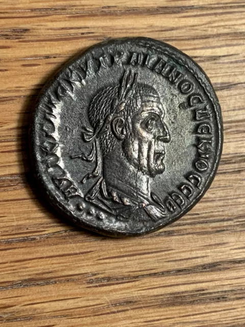 Roman Syria Antioch AD 249-251  Bi Tetradrachm Coin Trajan Decius