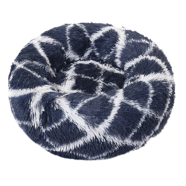 Pet Calming Bed Dog Cat Sleeping Soft Warm Calming Fluffy Plush Nest Kennel