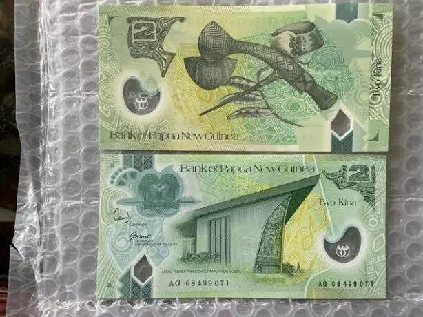 Papua New Guinea 2 Kina UNC Banknote