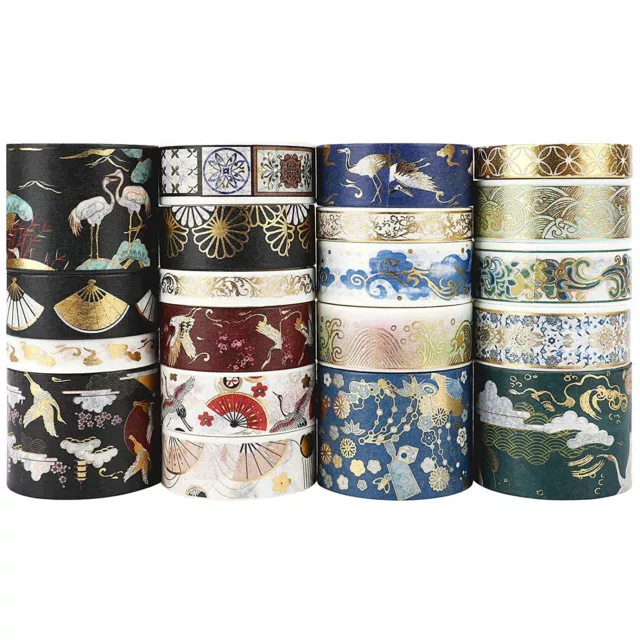 Fashion Washi Tape, 20 Rolls Decorative Scrapbook Tape DIY Crafts Gift Wrapping✅