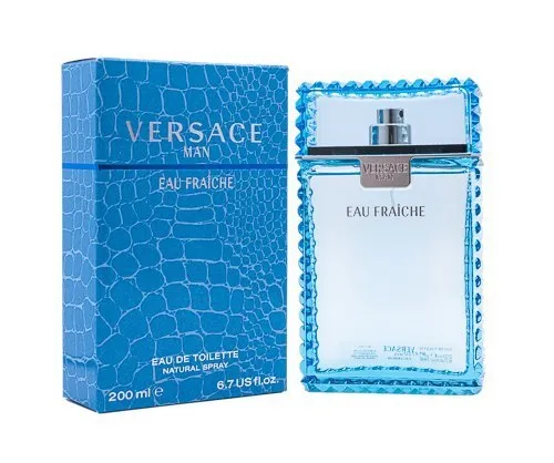 Versace Man Eau Fraiche by Gianni Versace 6.7 oz EDT Cologne for Men New In Box