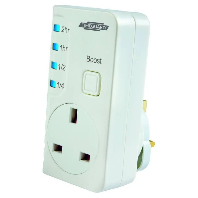 Timeguard Boostmaster 2 Heure Plug-In Electronic Boost Minuteur Énergie Économie