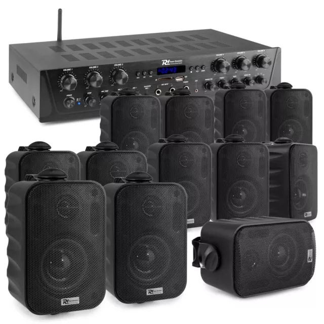 Power Dynamics PK-PV260BT-2 6-Zone Stereo Sound System