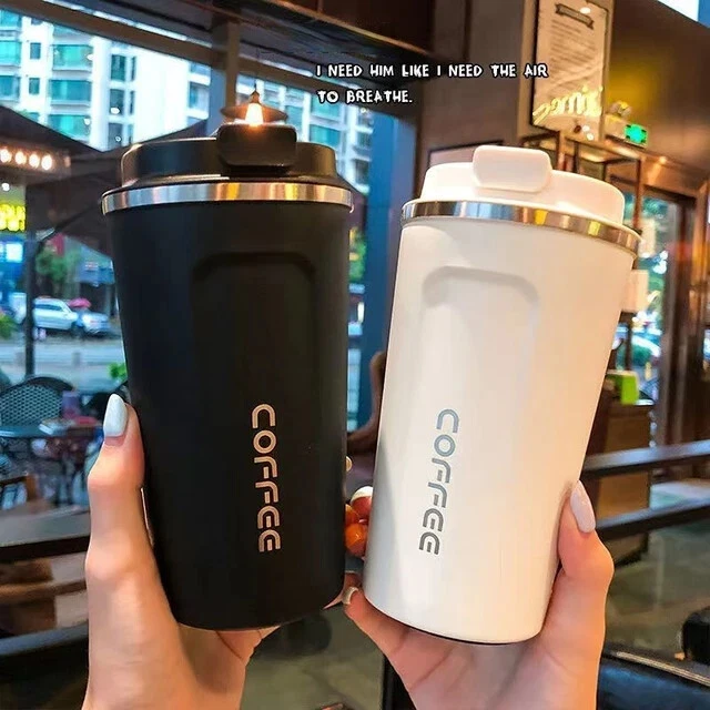 Stainless Steel Coffee Cup Travel Thermal Mug Leak-Proof Tea Flask Insulated