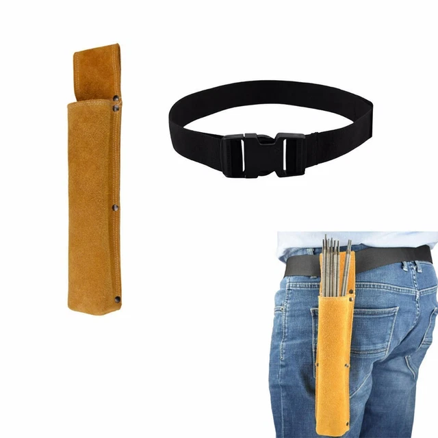 SOUDURE TIGE SAC Ceinture Outil Sac Taille Sac Électrode Support Cuir