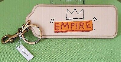 Coach X Jean Michel Basquiat Bag Charm Key Fob:nwt "Empire" 6998