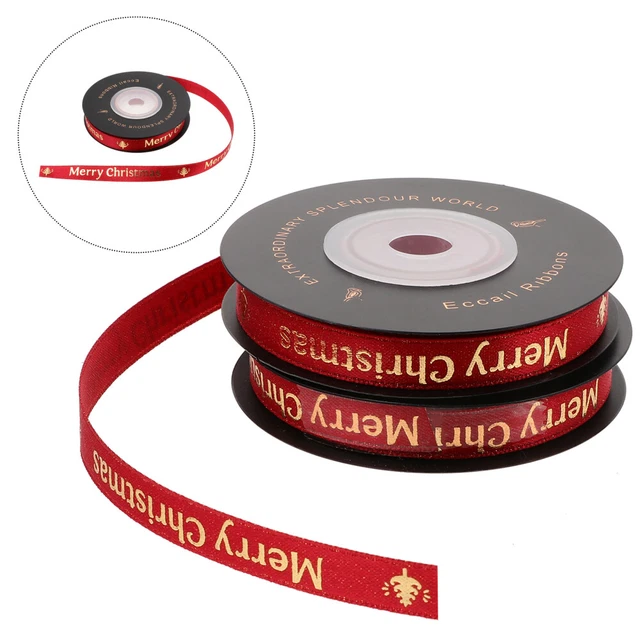 2 rollen Weihnachten Urlaub Band Haar Bogen, Band Hochzeit Handwerk Band
