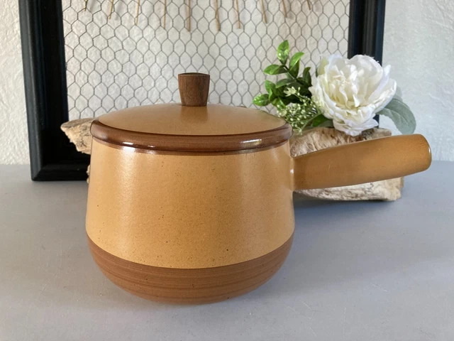 Ancien Caquelon / Poêlon / Casserole Le Creuset 22 Cm - Made In France - Vintage