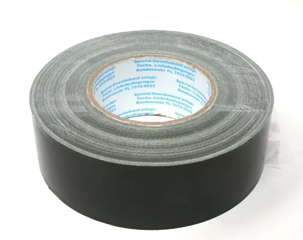 BW Bundeswehr Panzertape oliv 50 mm x 50 m, Panzerband, Gewebeband NEU,Original