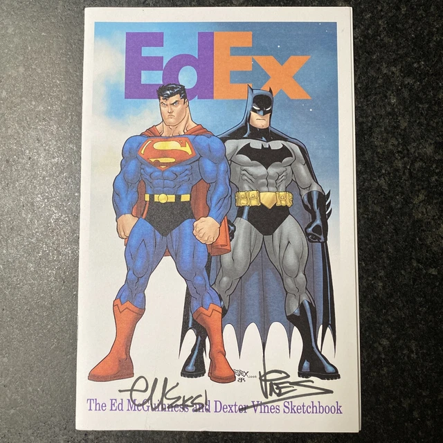 ED MCGUINNESS DEXTER VINES SKETCHBOOK 2005 SUPERMAN BATMAN SIGNED by Both #45