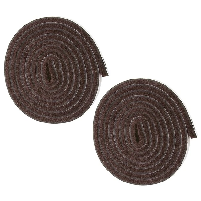 2X Self-Stick Hochleistungsfilzstreifenrolle für Harte Oberflächen (1/2 ZollT2Z5