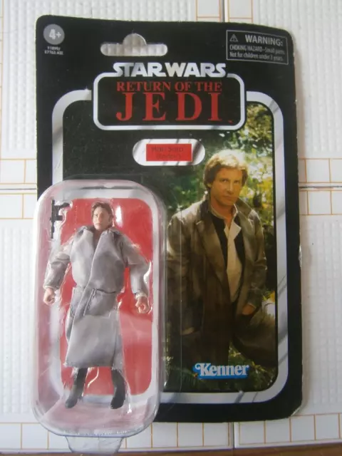 Star Wars Return of the Jedi Han Solo Trench Coat Endor Kenner Hasbro VC62- NEW