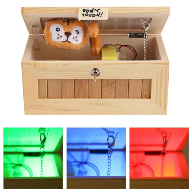 Don't Touch Tiger Box Toy Useless Box Leave Me Alone Wooden Machine Gift USB