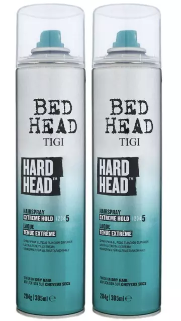 Tigi Bed Head Hard Head 2 x 385 ml Extreme Hold ✅ Haarspray Set + Blitzversand ✅
