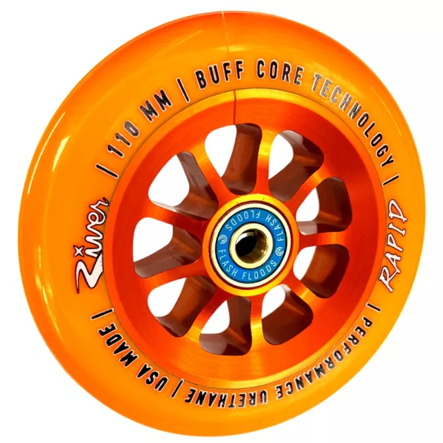 River USA Rapid 110mm Stunt-Scooter Rolle Park Ersatz Roller wheel Orange