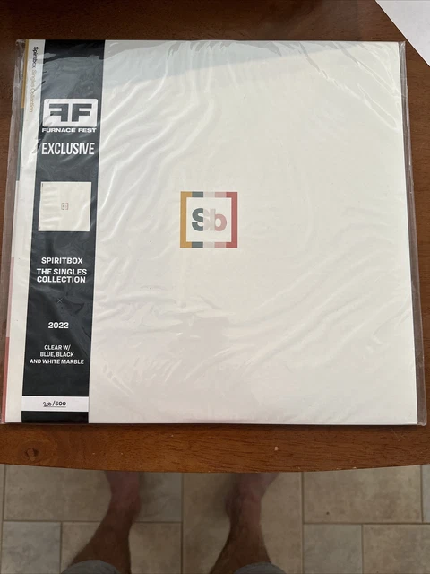 Spiritbox 'Singles Collection' LP Clear W/ Blue Black White Furnace Fest 200/500