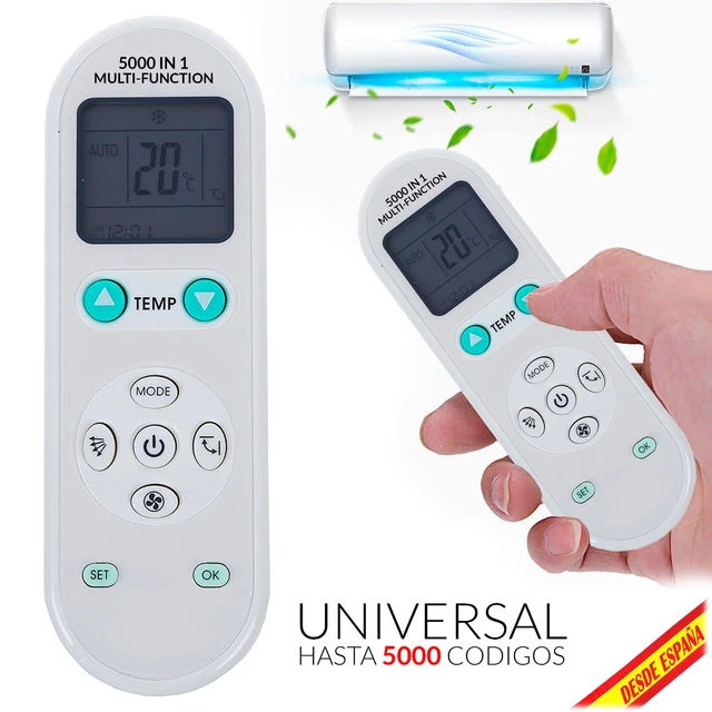 Mando A Distancia Universal Para Gree Tadiran Air Condi | Cuotas sin