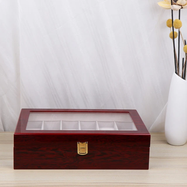 Pratica Custodia Orologio Conservatore Gioielli Organizer Conservazione Orologio Portatile Display