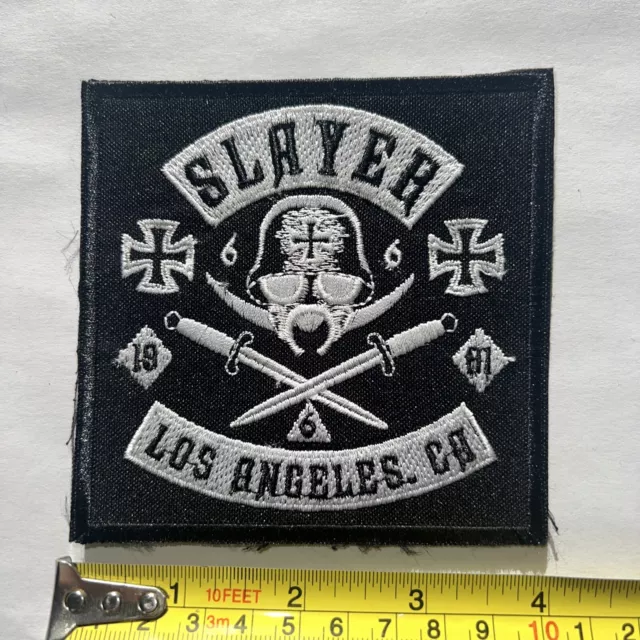 Slayer Shaped Embroidered Patch