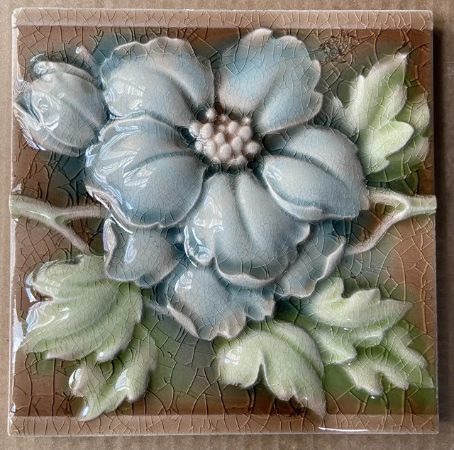 Alfred Meakin - Antique Art Nouveau Majolica Tile C1900