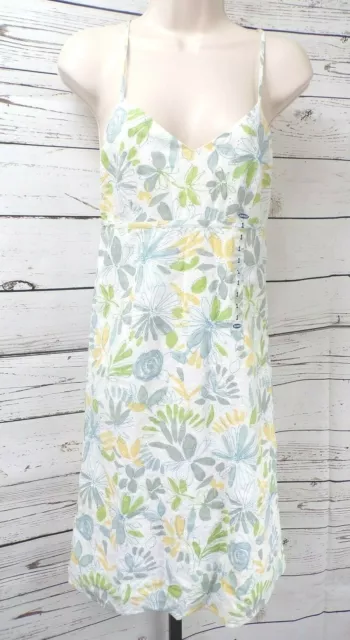 Old Navy dress white with flowers size 1