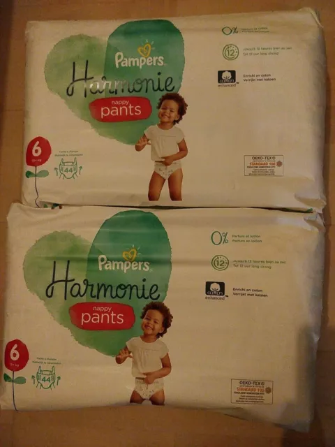 Couches Pampers Baby-Dry, format Super tailles NB-6,120-64 couches