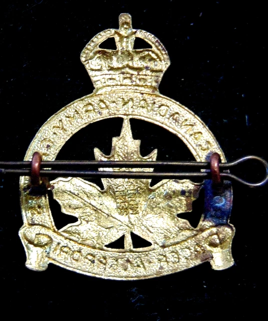 CANADA ROYAL CANADIAN Army Cadets Rcac Cap Badge Ww2 Kc $22.99 ...
