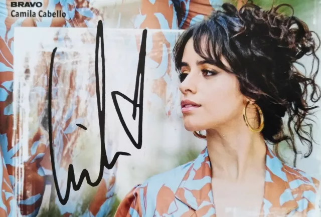 CAMILA HAIR - Autograph Card - Signed Autograph Autograph Collection Clippings