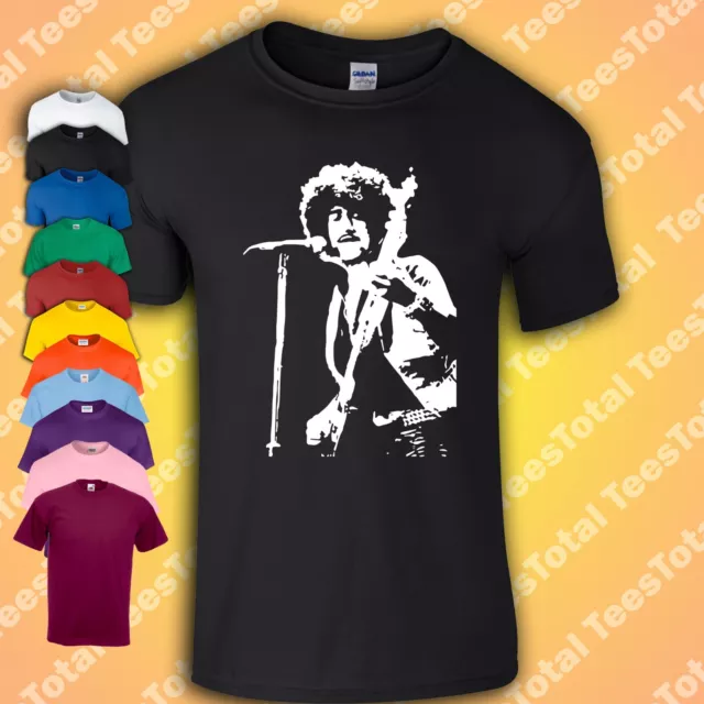 Phil Lynott T-Shirt | Thin Lizzy | Gary Moore | 70s | 80s | Retro Rock