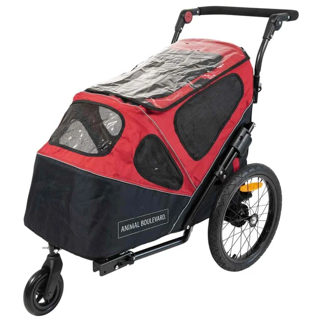 Animal Boulevard 2 in 1 rimorchio bicicletta per animali domestici M 123x57x77 cm vidaXL