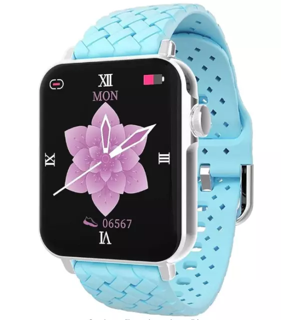 Orologio Smartwatch Smarty Digitale Donna Bluetouth Azzurro SW035C04